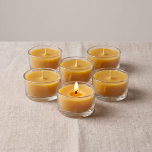 Beeswax Tealight Set of Six